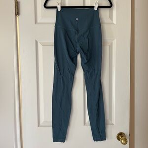 Lululemon Align High-Rise Pant 28” in Slate Blue